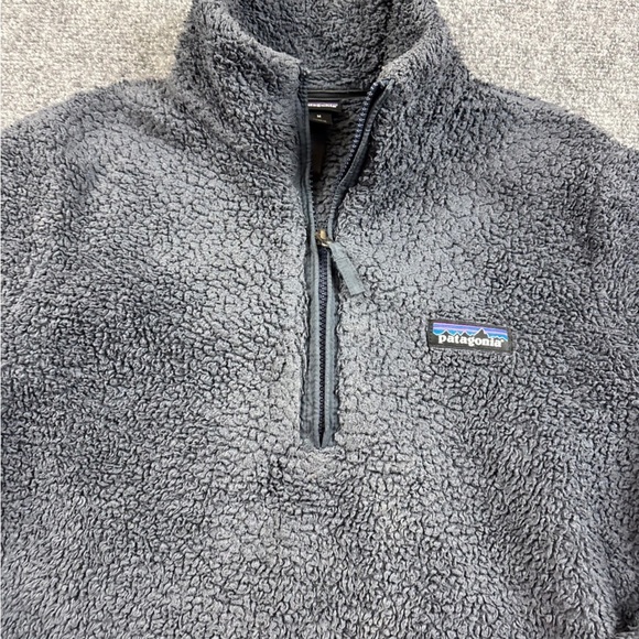 PATAGONIA Women’s Los Gatos 1/4 Zip Blue/Grey Fleece Pullover size: Medium - Picture 3 of 10